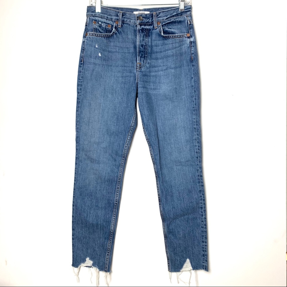 GRLFRND Karolina Skinny Jeans in Forget Me Never - Picture 3 of 7
